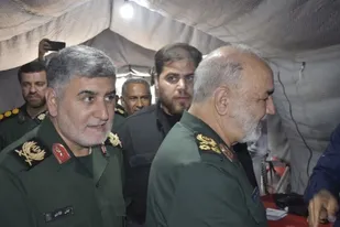 بازدید فرمانده کل سپاه پاسداران از پایانه مرزی مهران