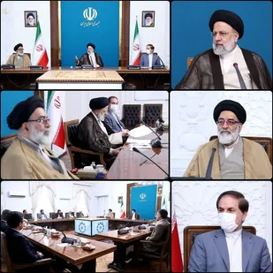 دیدار اعضای کنگره شهدای ۱۵ خرداد با آیت الله رئیسی رئیس جمهور