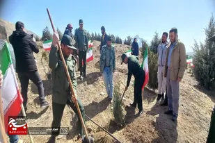 غرس ۱۰۰۰ اصله نهال در ملایر