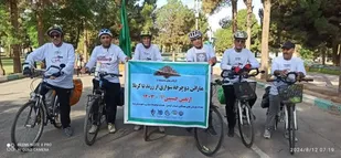 مارتن دوچرخه سواری از زرند تا کربلا