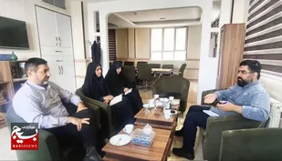 دیدار مسئول سازمان بسیج هنرمندان استان قم و مدیر کل کانون پرورش فکری کودکان و نوجوانان استان قم