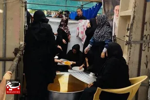 موکب&zwnj;داری بانوان بهاری در مسیر عشق