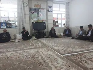 ختم قرآن در منزل شهیدرهام رحیمی