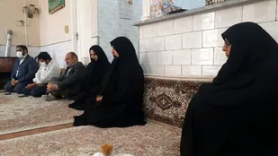 دیدارخانواده شهید مدافع حرم سردار شهیدمصطفی زاهدی