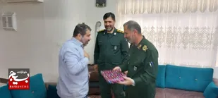 دیدار نوروزی فرمانده سپاه کربلا با خانواده شهدا و جانبازان در تنکابن