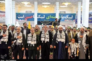 رزمایش اقتدار بسیجیان شیراز در حرم شاهچراغ (ع)/ آمادگی بسیج برای خدمت به مردم در تمام عرصه&zwnj;ها