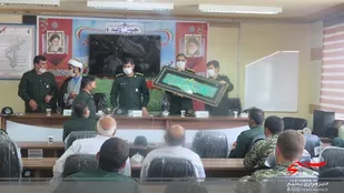 معارفه فرمانده گردان پنجم امام حسین(ع)شیروان