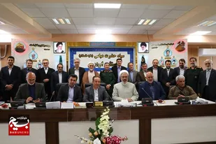 دیدار مسئولین استان اردبیل با فرمانده سپاه حضرت عباس (ع) به مناسبت سالروز تاسیس سپاه