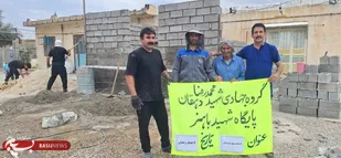 آغازساخت خانه محرومان در آغاجاری