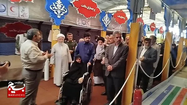 حضور دختر امام خمینی(ره) در گیلان