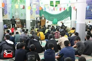 مراسم افتتاحیه مراسم معنوی اعتکاف و جشنی برای پدر