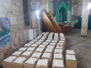 60 سبد کالا بین خانواده های نیازمند توزیع شد