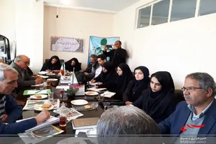 نشست خبری اعضای مجمع خیرین سلامت ملایر با اصحاب رسانه