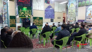 مراسم عزاداری شهادت حضرت زهرا (س) توسط رزمندگان گردان ۱۱۲ لشکر ۱۴ امام حسین (ع) برپا شد