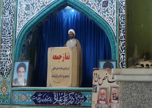 برگزاری نماز جمعه در مصلی شهرستان زهک