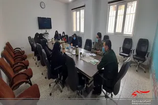 جلسه مسئولین سرمایه انسانی بسیج پایگاه های مقاومت بسیج سرخه برگزار شد