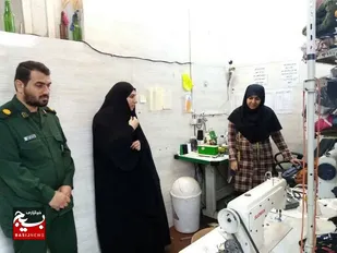 بازدید از کارگاه های خیاطی در راستای تسهیل اشتغال زایی در رامشیر