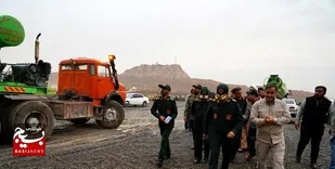 نخستین کارخانه بتن بسیج سازندگی کشور در قم افتتاح شد