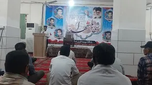 سی ونهمین یادواره شهید عبدالله داوری  در مسجد صاحب الزمان محله سنگی رودان  برگزار شد