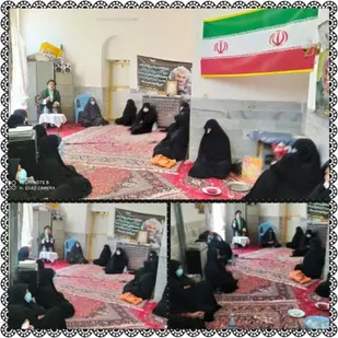 جلسات بصیرتی انتخابات ۱۴۰۰ در پایگاه&zwnj;های خواهران بسیجی میبد
