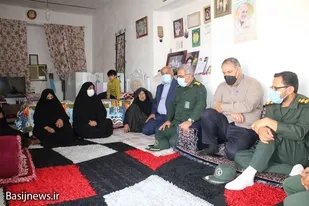 دیدار با خانواده شهید محمد جمادی در دلوار