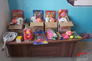 5 بسته تجهیزات ورزشی به پایگاه های خواهران شهرستان سرخه تعلق گرفت