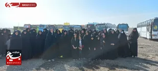 اعزام بسیجیان حوزه حضرت فاطمه(س) قم به مرقد مطهر امام خمینی(ره)