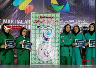 کسب مقام سومی تیم دفاع شخصی بانوان شاهرود در مسابقات جهانی مستر شیب کره جنوبی