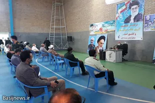 مراسم بزرگداشت سردار حسین زاده حجازی در سپاه فامنین