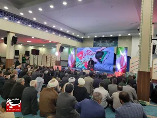 مراسم یادواره شهدا در ساوجبلاغ+تصاویر