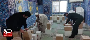 توزیع ۹۰  بسته معیشتی سپاه شهرستان عباس آباد