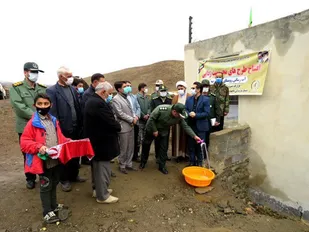 پروژه مخزن آب رسانی روستای "قلعه قورینه" شاهین دژ افتتاح شد