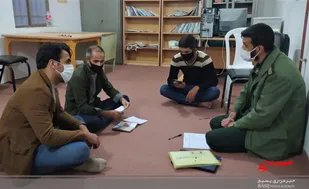 بازدید فرمانده حوزه مقاومت بسیج شهید محمدزاده از پایگاه های مقاومت بسیج تابعه