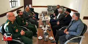 ریاست سازمان بسیج هنرمندان کشور با جانشین فرمانده سپاه استان قم دیدار کرد
