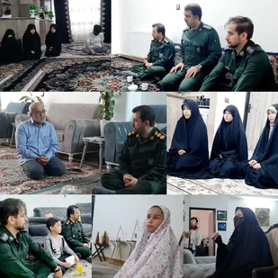 دیدار فرمانده سپاه پیشوا با خانواده معظم شهدا در سالروز میلاد حضرت معصومه(س)