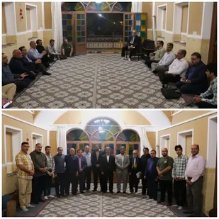 تجلیل از خبرنگاران فعال مهریزی