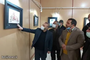 برپایی نمایشگاه عکس و هنرهای تجسمی به مناسبت سالگرد شهید سلیمانی در نهاوند