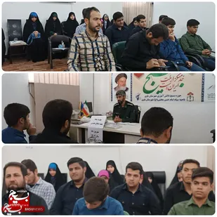 جلسه ستاد گرامیداشت هفته دفاع مقدس بسیج دانش آموزی باوی برگزار گردید