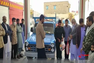 برگزاری رزمایش کمک مومنانه توسط بسیجیان حوزه مقاومت بسیج ادارات و کارخانجات بیت المقدس سپاه شهرستان خاش
