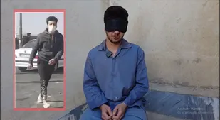 اولین ویدئو از دستگیری عامل حمله به نیروهای فراجا در کرج