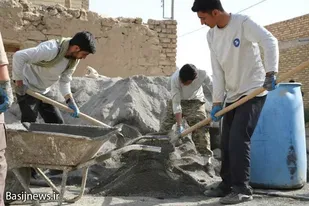 اردوی جهادی گروه شهید مصطفوی بسیج دانشجویی همدان در روستای ریکان