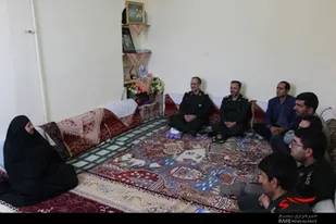 دیدار با خانواده شهید فرامرزی در چلگرد