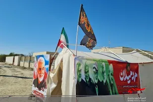 برپایی خیمه های مقاومت در بخش باهوکلات شهرستان چابهار
