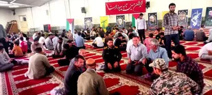 برگزاری میقات صالحین بسیجیان نهاوند به مناسبت هفته دفاع مقدس