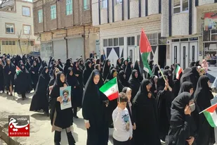 حضور پرشور مردم شهر صالح آباد در راهپیمایی روز قدس