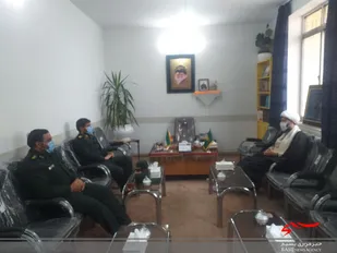 دیدار فرمانده سپاه شیروان با امام جمعه این شهرستان