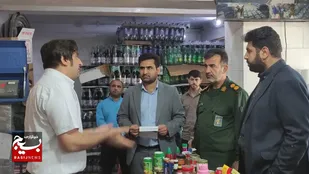 بازدید سرزده جانشین ناحیه و دادستان گتوند از بازار