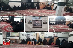 مراسم دهه بصیرت در پایگاه حضرت رقیه (س) سرخه برگزار شد