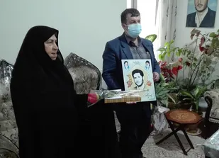 دیدار با خانواده شهید الیاس احمدی بنی