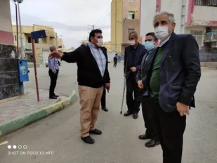 بازدید فرماندار پیشوا از پروژه اصلاح شبکه برق در قراءکرد و خورشید هشتم